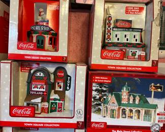 Coca Cola Christmas Village Pieces - Huge Selection