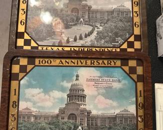 100th Anniversary Texas Independence Plaques 