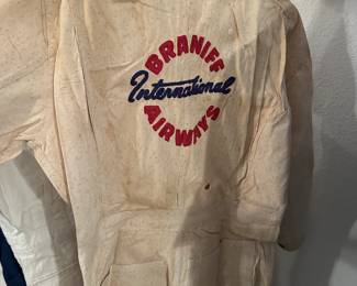 Vintage Braniff Airlines Coveralls