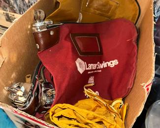 Vintage Lockable Bank Bags