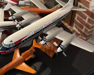 Vintage Braniff Airlines Plane