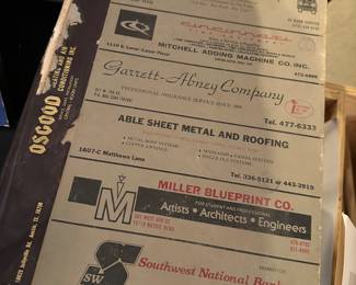 Antique Austin Phone Directory