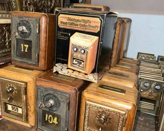 Vintage Post Office Box Banks