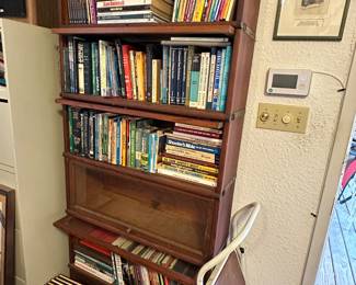 Barrister Bookcase & Books