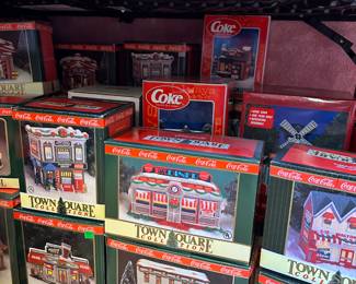 Coca Cola Christmas Village Pieces - Huge Selection