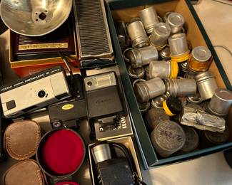 Vintage Cameras and camera equipment