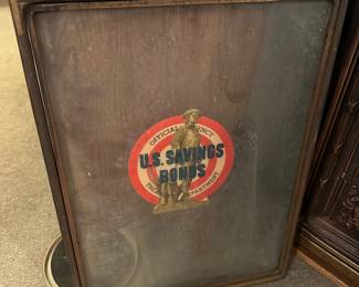 Vintage US Savings Bond Window