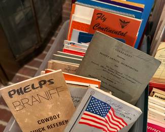 Vintage Braniff Airlines Ephimera