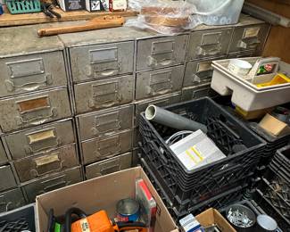 Metal Storage Drawers, Nuts & Bolts