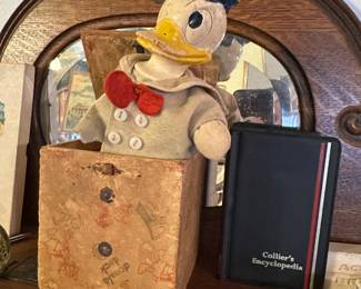 Antique Donald Duck in A Box