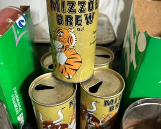 Mizzou Brew Vintage Cans
