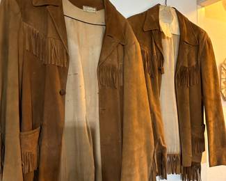 Vintage Suede Fringe Jackets
