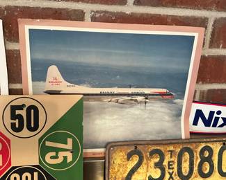 Braniff Plane Poster