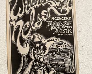 Vintage Willie Nelson Poster