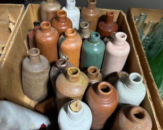Ginger Stoneware Bottles