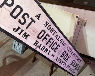 Post Office Bank Sign