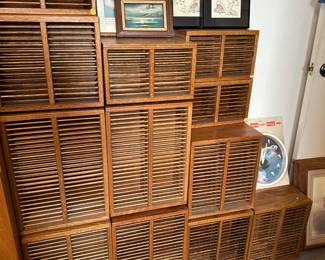 Handmade Rotating CD Racks