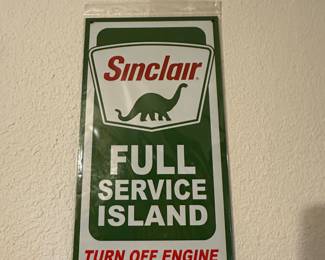Metal Sinclair Sign