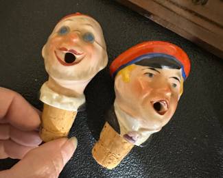 Carved Wooden Figural Bar Things