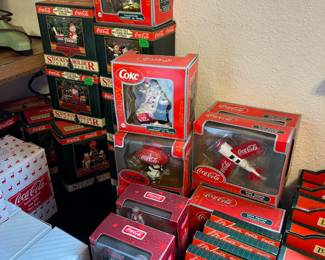 Coca Cola Christmas Village Pieces - Huge Selection