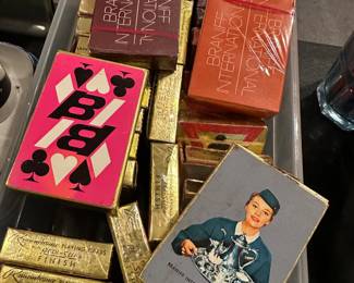 Vintage Braniff Airlines Cards (most new in wrapper)