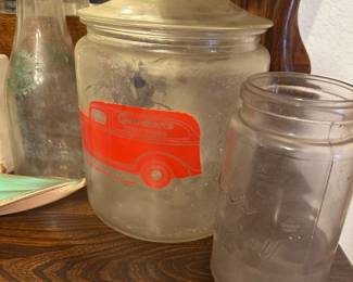 VIntage Gordons Jar & Bottles