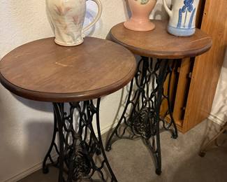 Antique Metal Base Tables