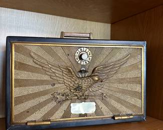 Vintage Eagle Safe