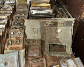 Vintage Post Office Box Bank Parts