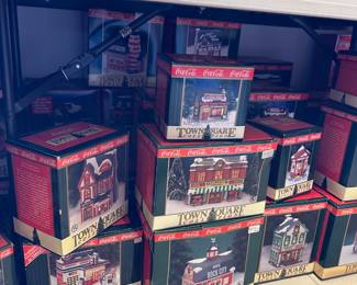 Coca Cola Christmas Village Pieces - Huge Selection