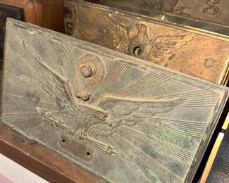 Vintage Post Office Box Bank Doors