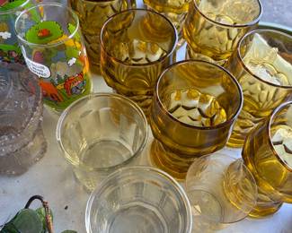 Vintage glassware 