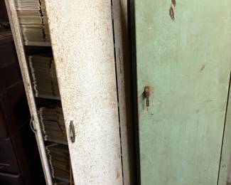 Vintage metal cabinets