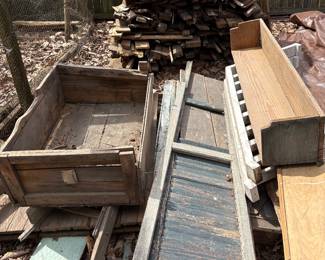 Salvaged barn wood 