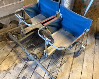 Vintage double stroller 