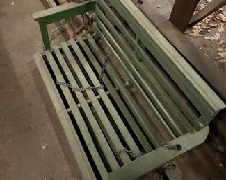 Vintage porch swing 