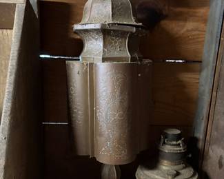 Antique oil lamp