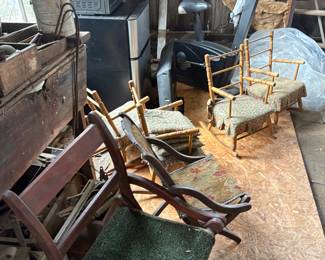 Vintage baby rocking chairs antique folding chairs 