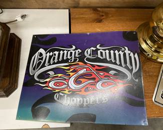 Orange County Choppers Metal Sign