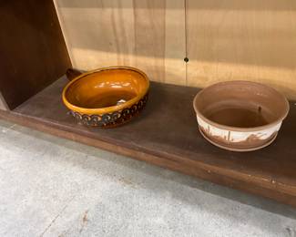 Landert 20 Swiss Stoneware Pottery Fondue Pot - Gordon Terracotta or Stoneware Planter