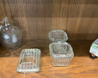 Federal Glass Refrigerator Storage Dishes