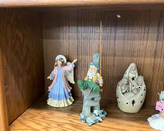 Wildflower Angels Gift of Adoration - Whimsical Fisherman - Nativity Pierced Candle Holder