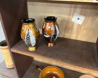 MCM Vietnamese Lacquerware Vase