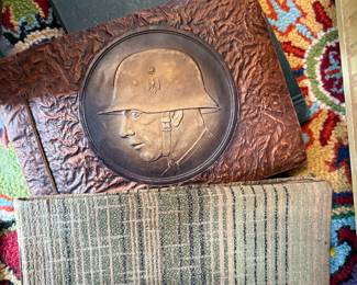 WW II German soldiers photo albums (3) filled with training photos 