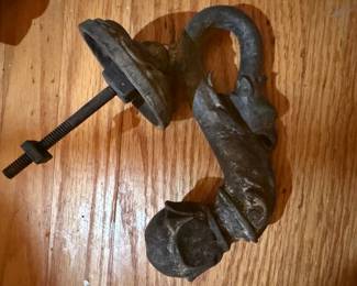Very old iron door knocker