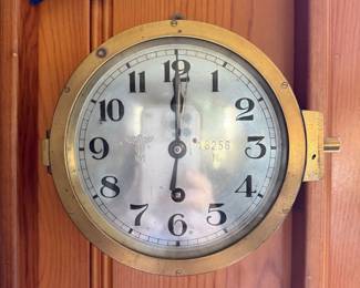 WW II German  Kriegsmarine clock U boat ships clock