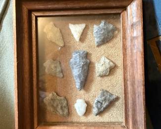 Arrow heads found recovered around Fort Federick