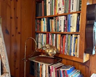 Restoration Hardware floor lamp, 100 of great books