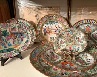 19th century Famille Rose