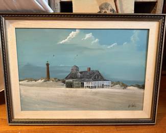 Original seascape by local artist Wayne Fletcher